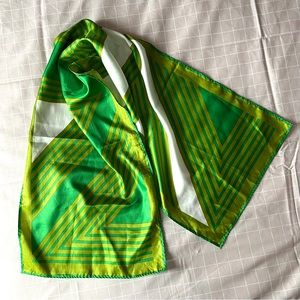 Vintage 1970s Geometric Print Scarf